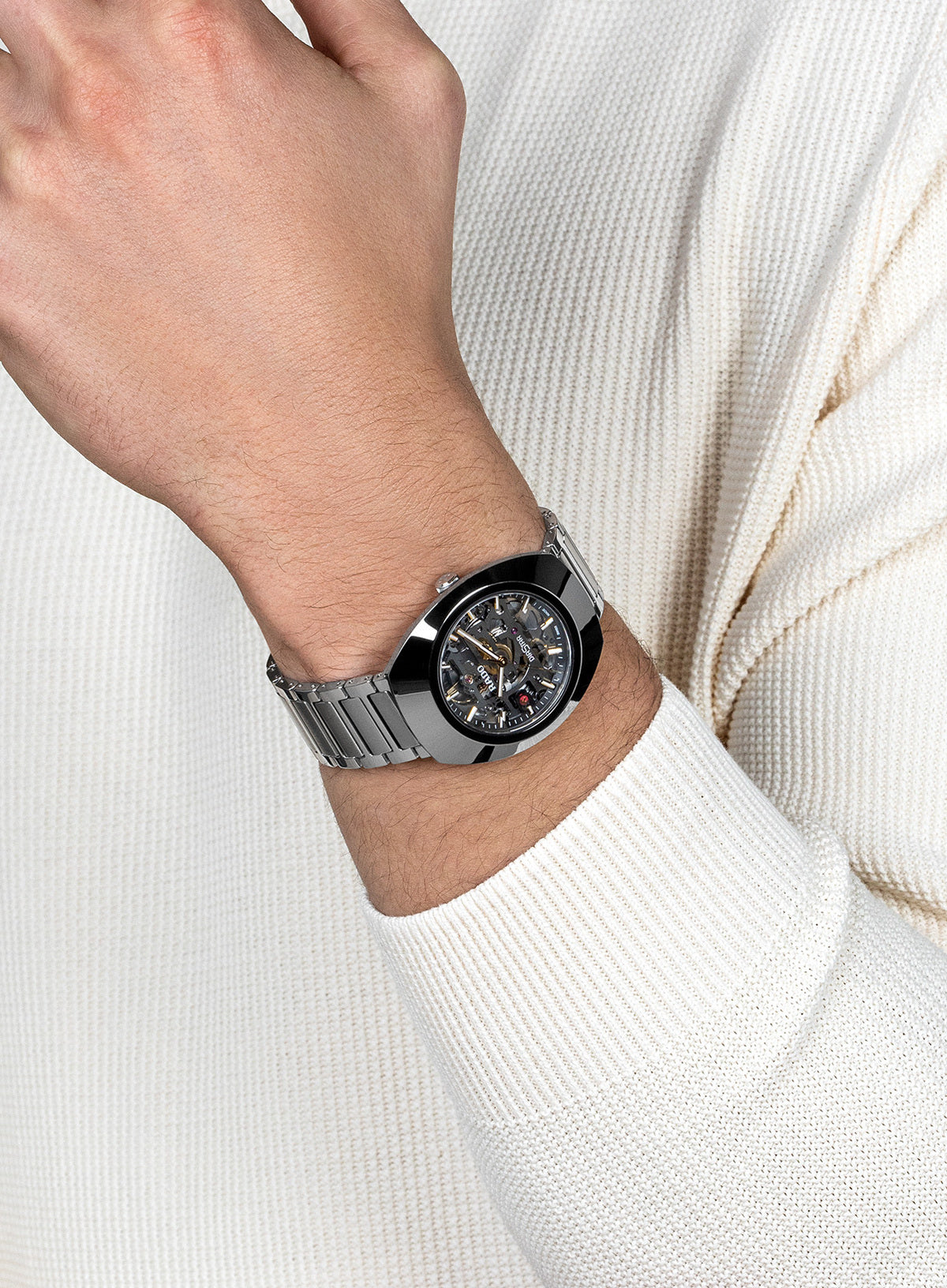 Rado DiaStar Original Skeleton Automatic Grey Dial Unisex Watch R12162153