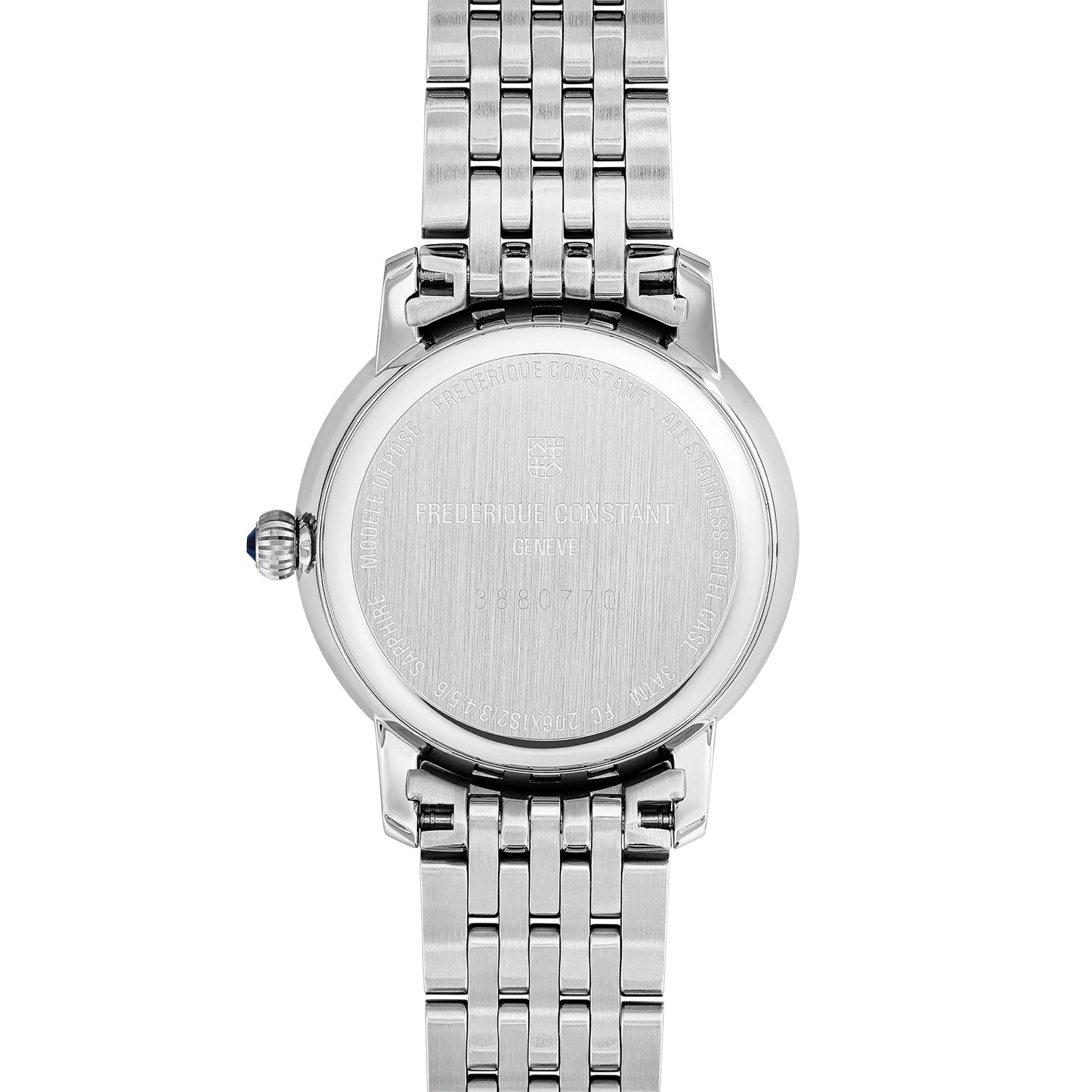 Frederique Constant Classics Slimline Ladies Moonphase FC-206MPBD1S6B