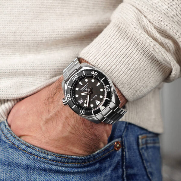 Seiko Prospex Sumo Diver 200m Sunburst Black Dial Automatic Men's Watch SPB101J1