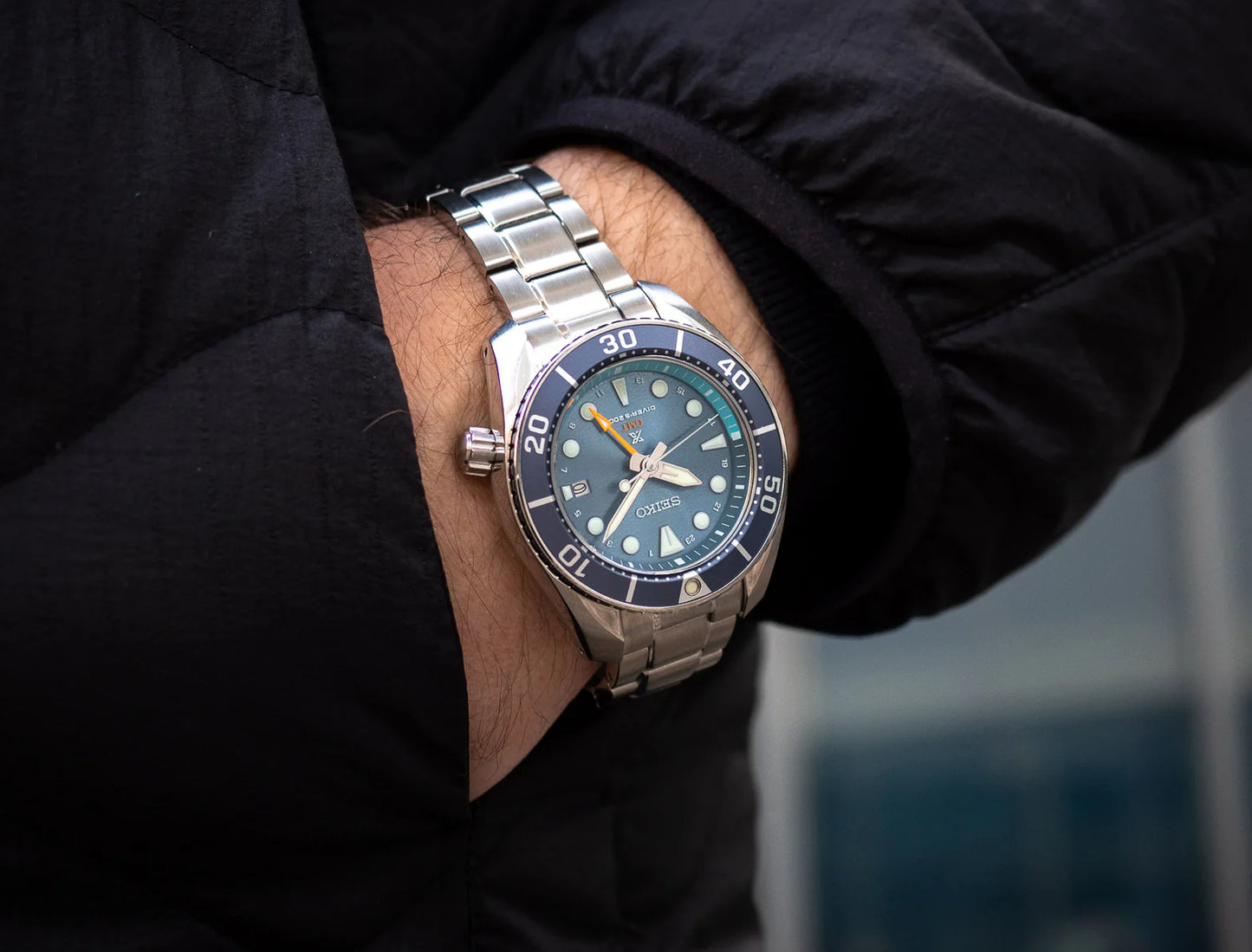Seiko Prospex SFK001J1 Men's Sumo Aqua Solar GMT