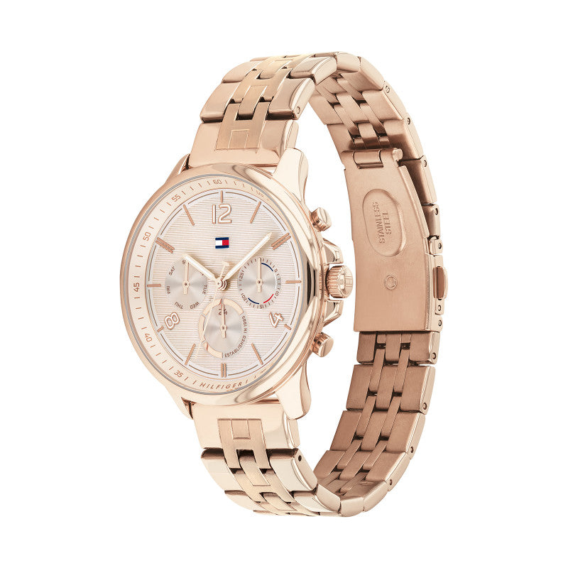 Tommy Hilfiger 1782224 Women's Ionic Plated Carnation Gold Steel Watch