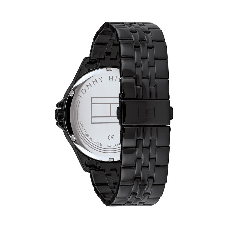 Tommy Hilfiger 1791611 Men's Ionic Black Plated Steel Watch
