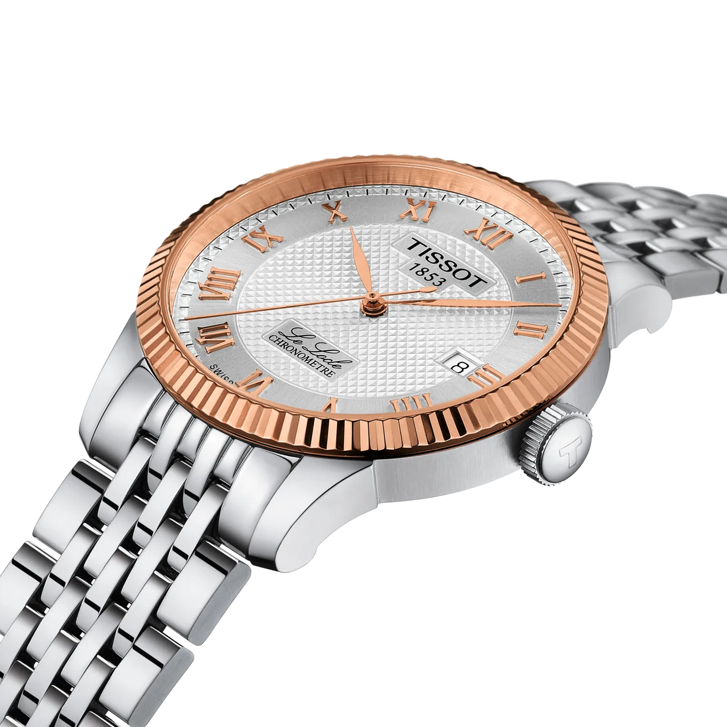 Tissot Le Locle 39.3mm 18k Gold Bezel & Diamonds T932.408.41.033.00