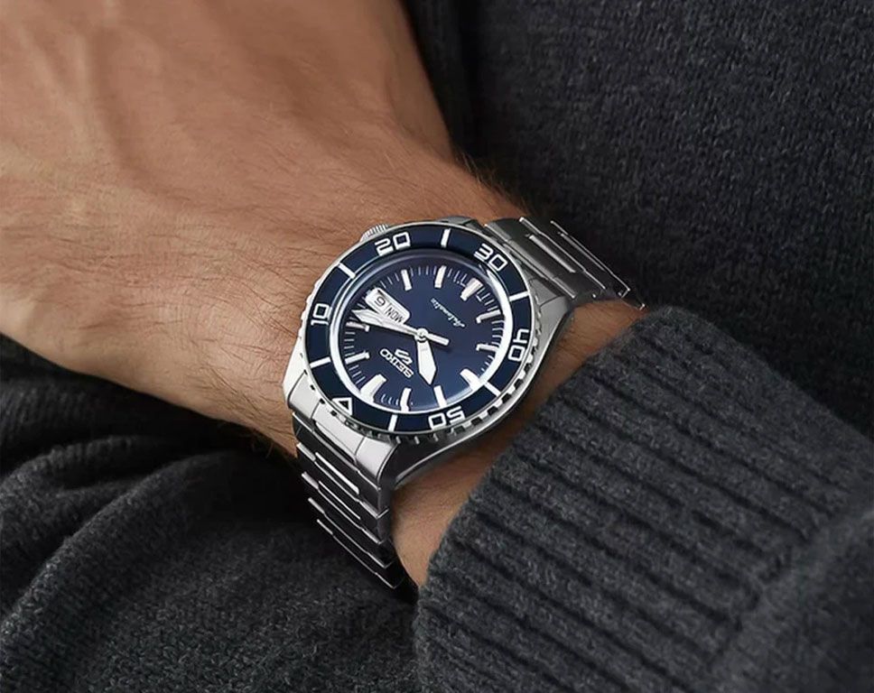 Seiko 5 Sports SNZH5 Reissue Blue Fathoms Men's Watch SRPK97K1