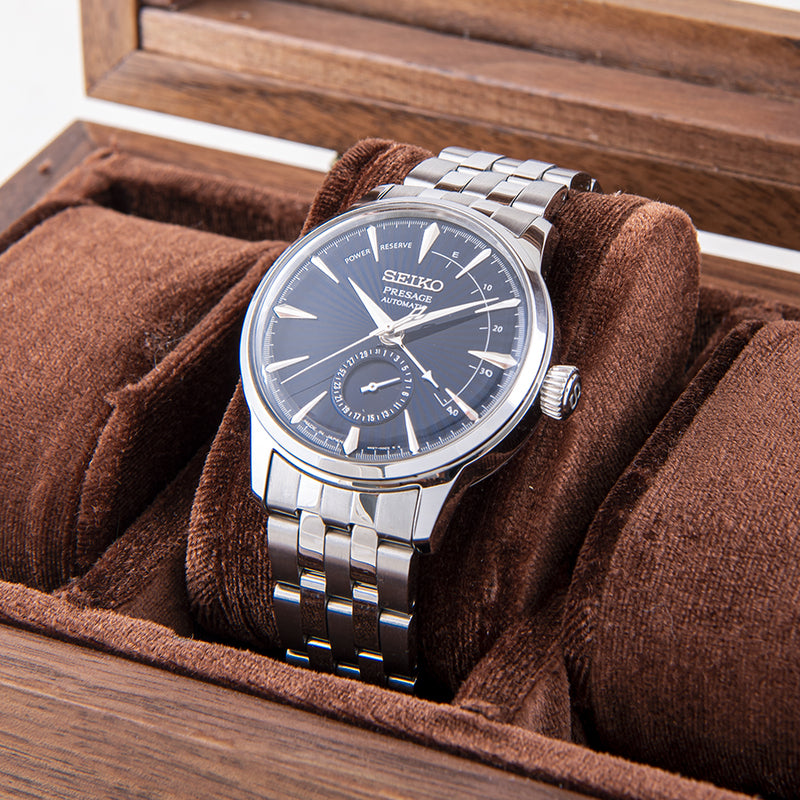 Seiko Presage Cocktail Time "Blue Moon" Automatic Men's Watch SSA347J1