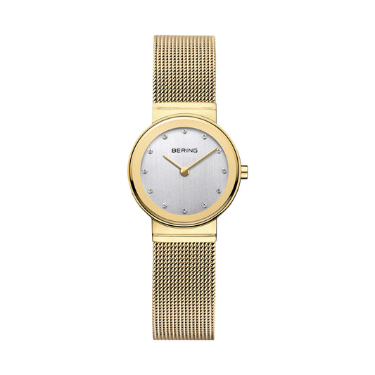 Bering 10126-334 Women's Gold Steel Mesh Watch