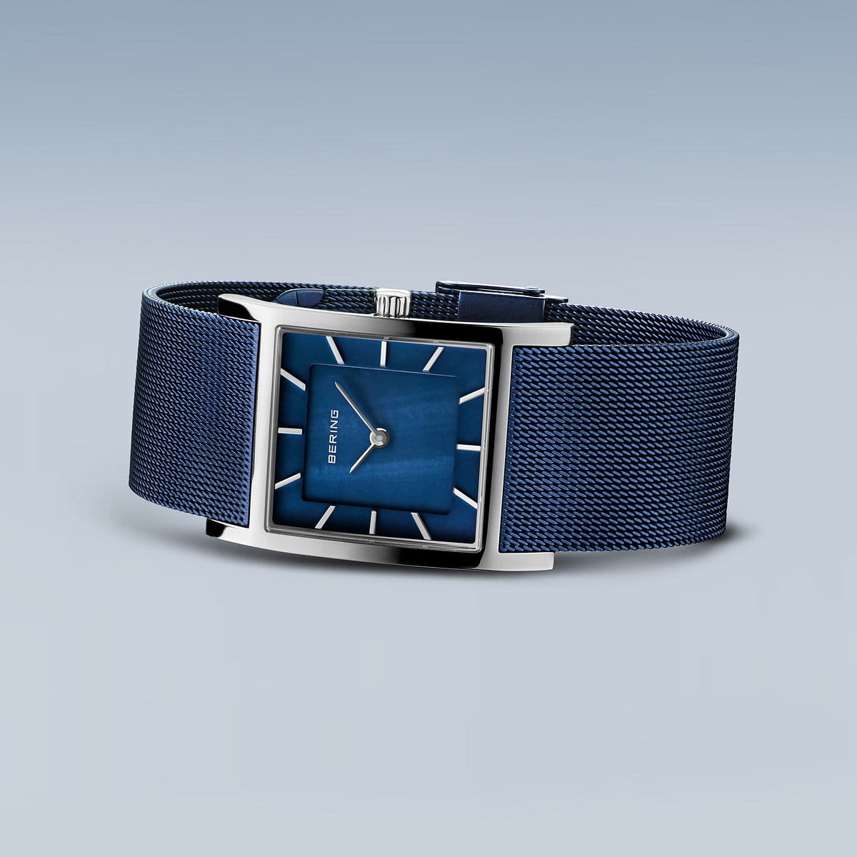 Bering 10426-307-S Women's Blue Steel Mesh Watch (Outlet)