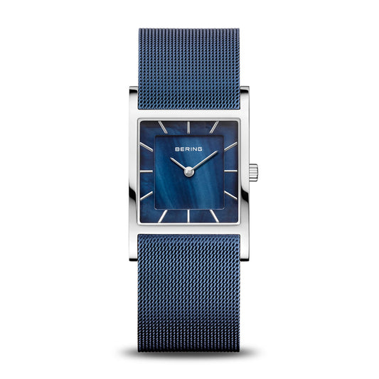 Bering 10426-307-S Women's Blue Steel Mesh Watch