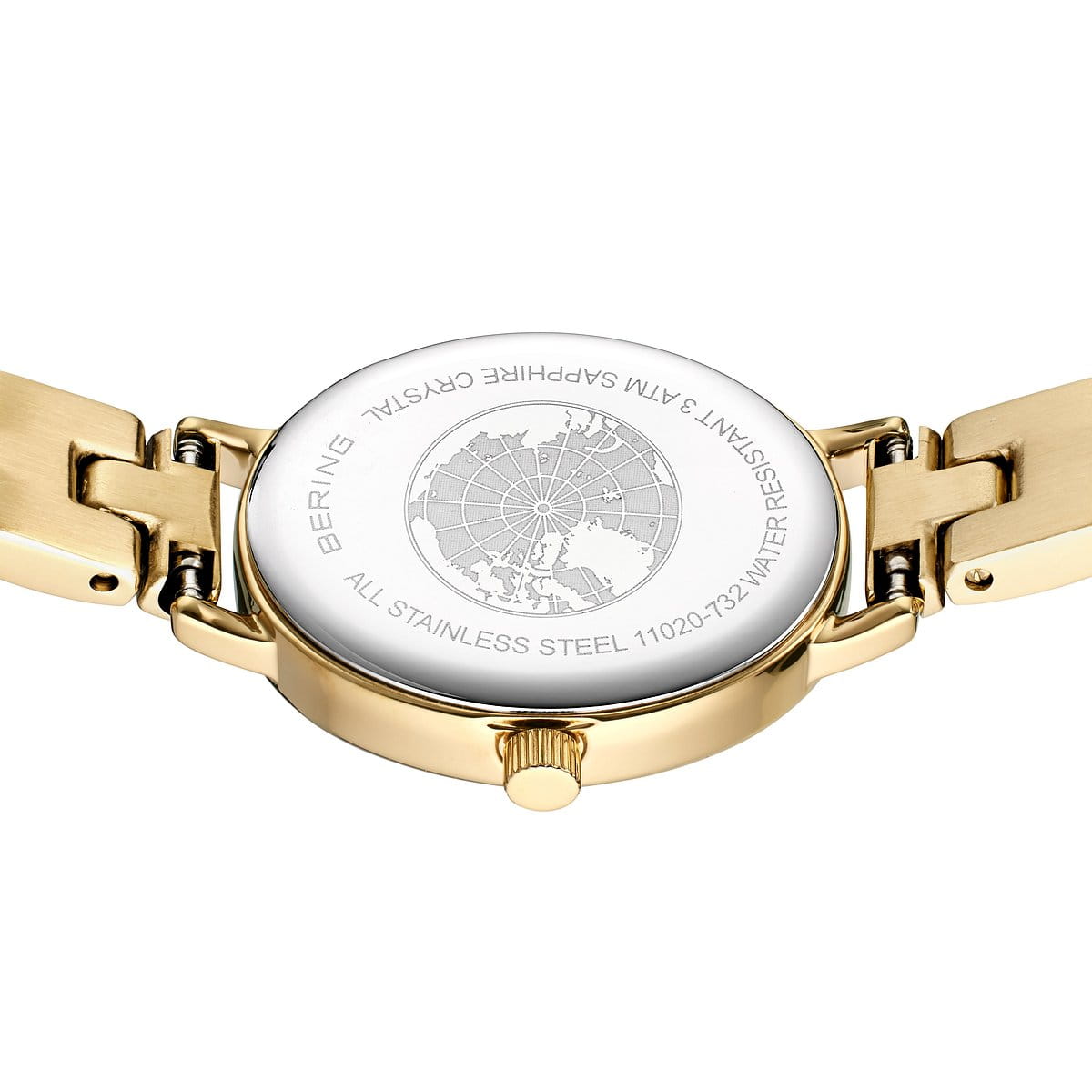 Bering 11020-732 Women's Stainless Steel Gold MOP Dial Watch