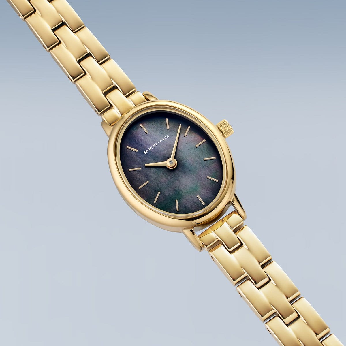 Bering 11020-732 Women's Stainless Steel Gold MOP Dial Watch
