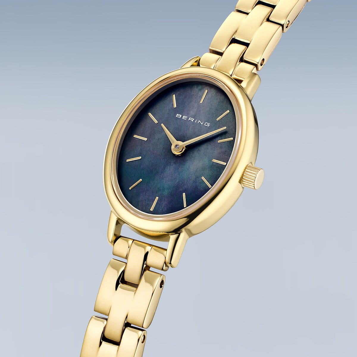 Bering 11020-732 Women's Stainless Steel Gold MOP Dial Watch