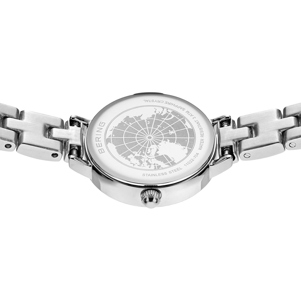 Bering 11022-704 Women's Stainless Steel MOP Dial Quartz Watch
