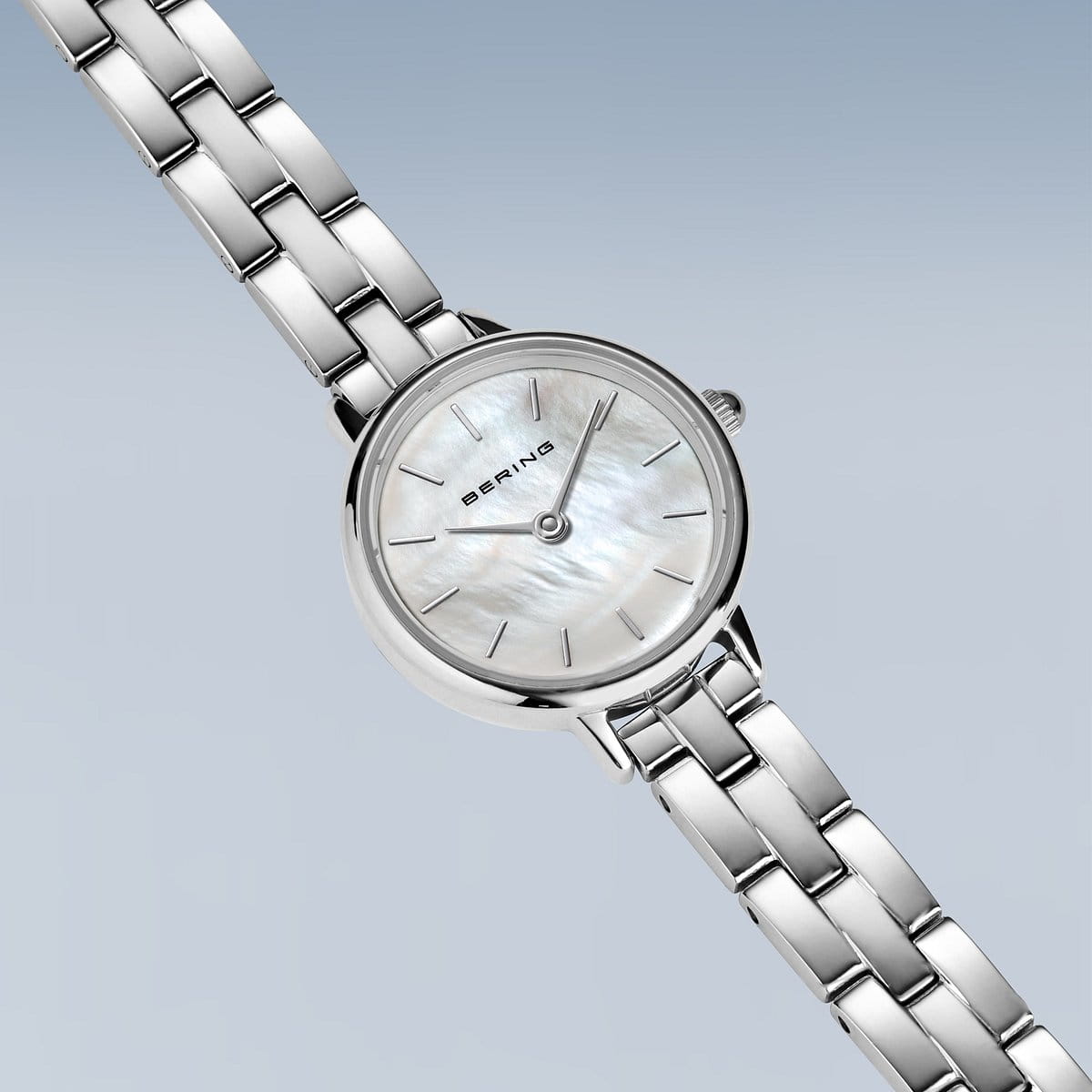 Bering 11022-704 Women's Stainless Steel MOP Dial Quartz Watch