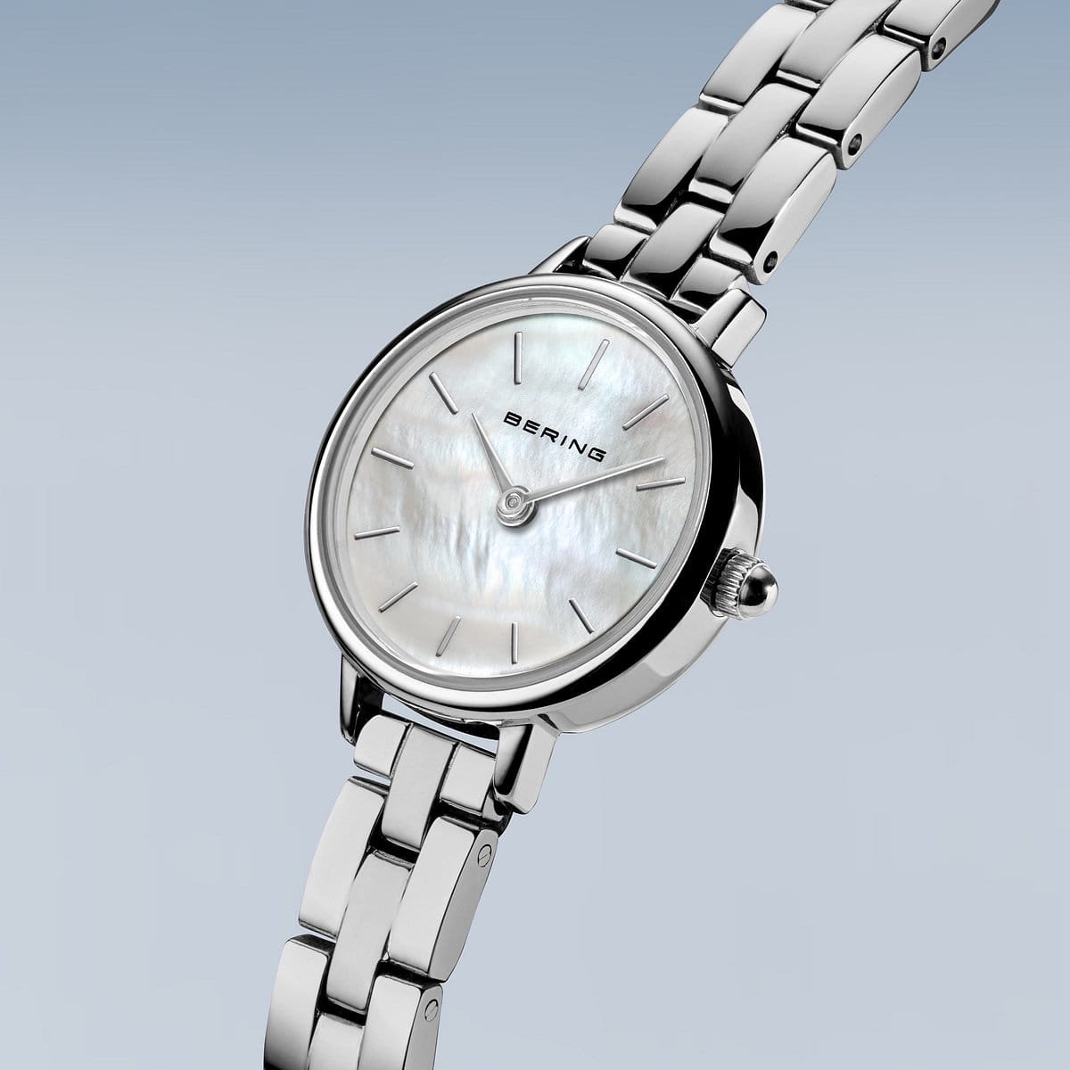 Bering 11022-704 Women's Stainless Steel MOP Dial Quartz Watch