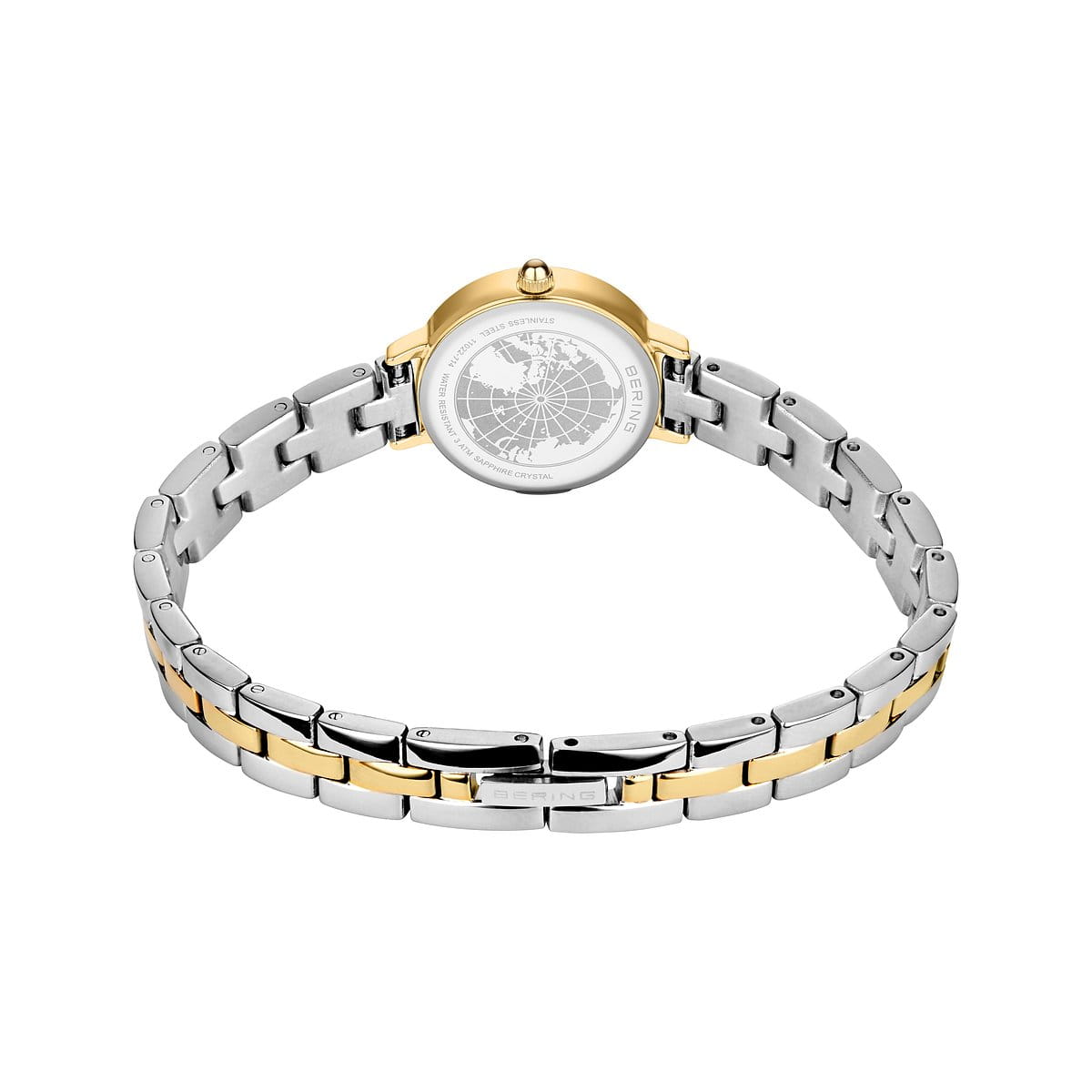 Bering 11022-714 Women's Two Tone Stainless Steel Quartz Watch