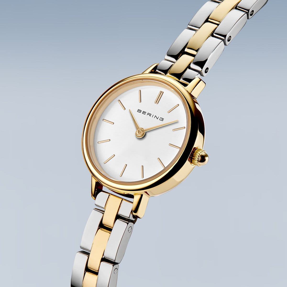 Bering 11022-714 Women's Two Tone Stainless Steel Quartz Watch