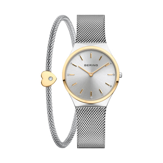 Bering 12131-014-GWP Women's Silver Stainless Steel Mesh Watch