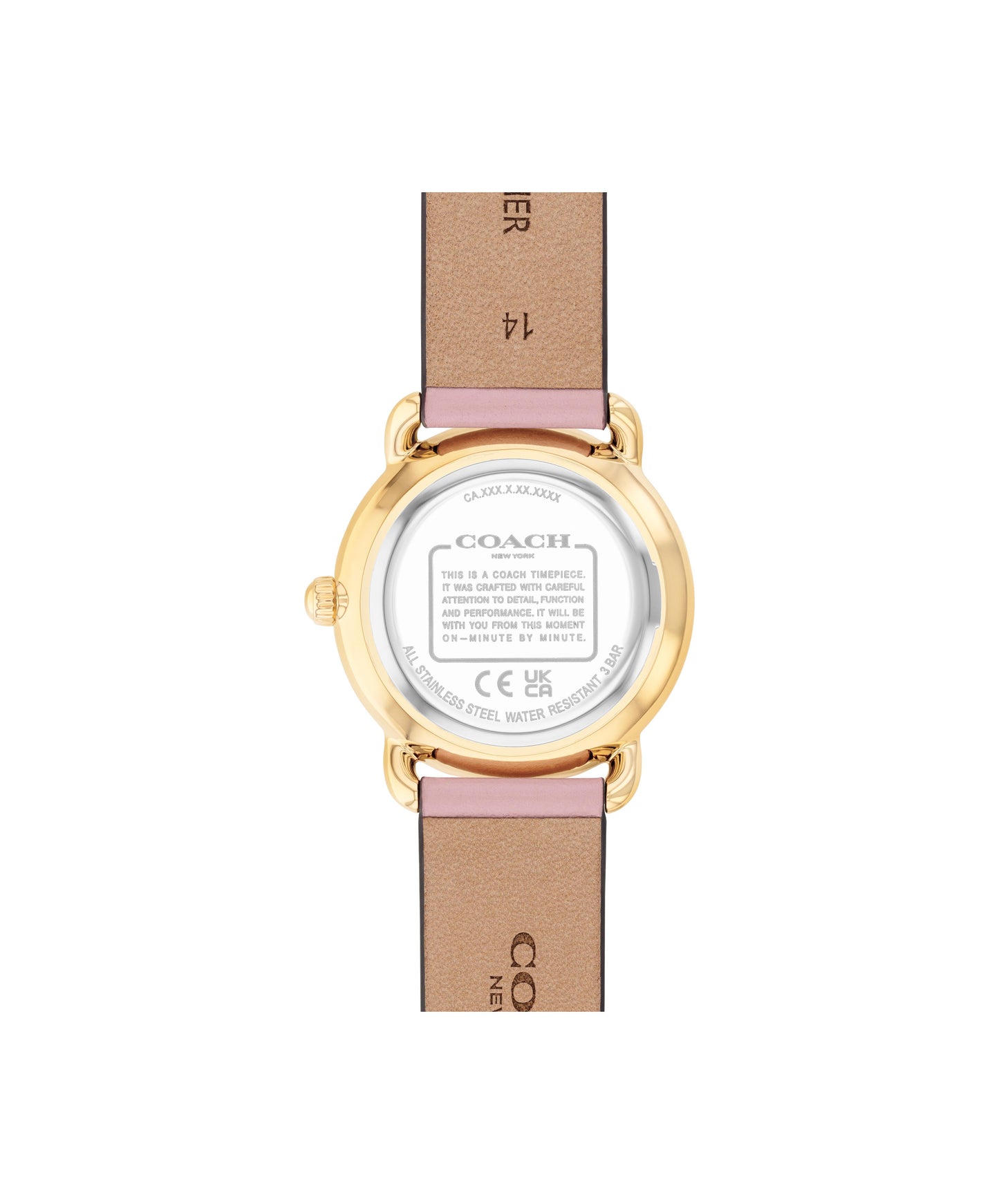 Coach 14000137 Women's Leather & Heart Bracelet Gift Set Watch