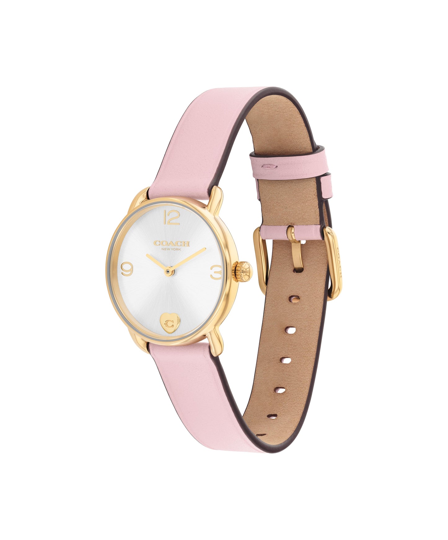 Coach 14000137 Women's Leather & Heart Bracelet Gift Set Watch