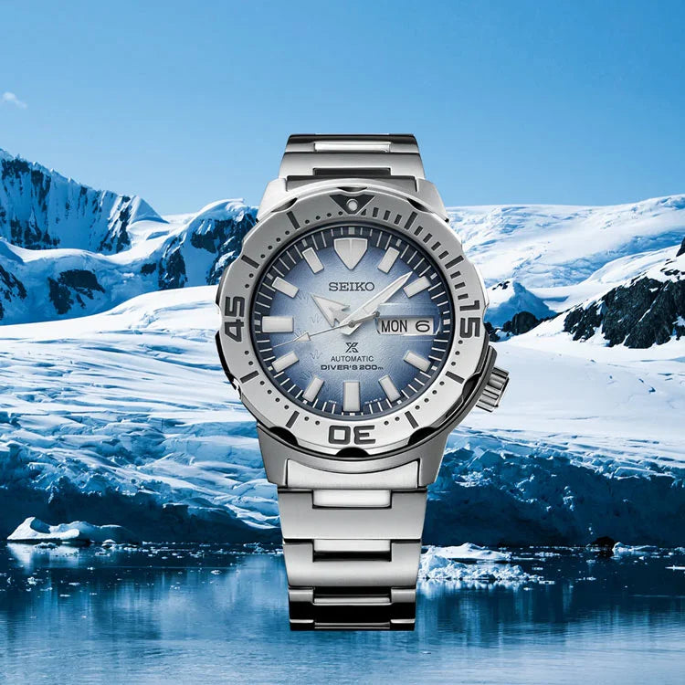 Seiko Prospex Antartica Monster Save the Ocean Automatic Gen 4 Diver Men's Watch SRPG57K1