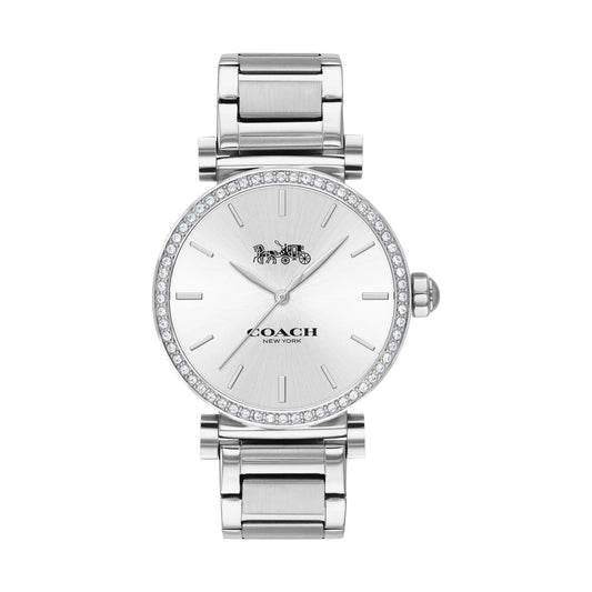 Coach 14503577 Women's Stainless Steel Bracelet and Silver Dial Quartz Watch