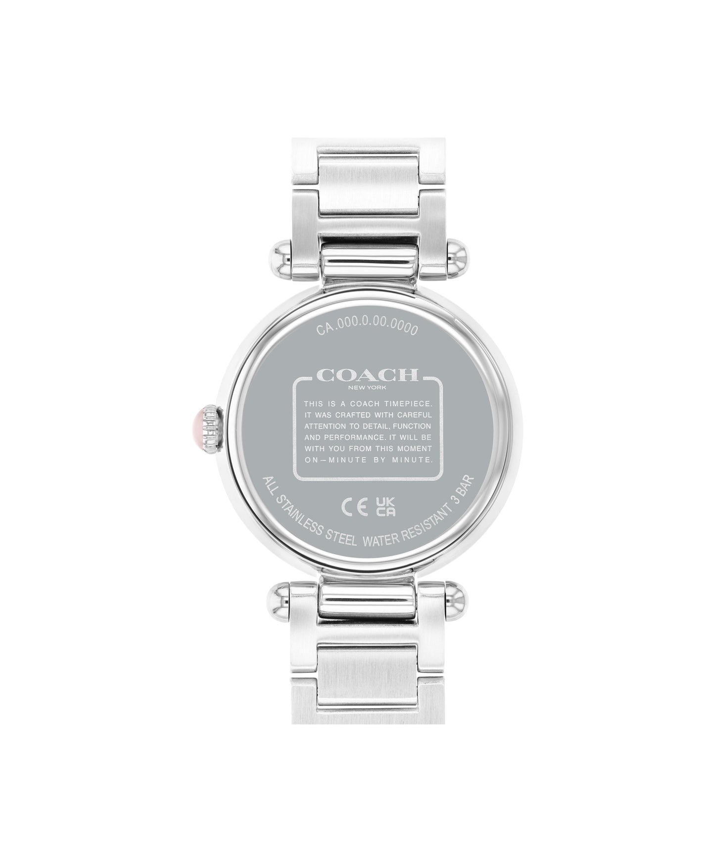 Coach 14504182 Women's Stainless Steel Blush Dial Watch