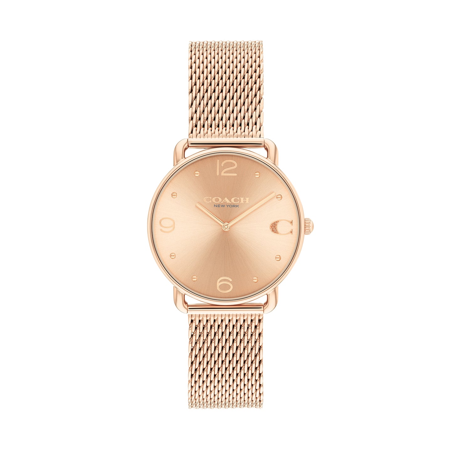 Coach 14504259 Women's Ionic Rose Gold Plated Steel Mesh Watch