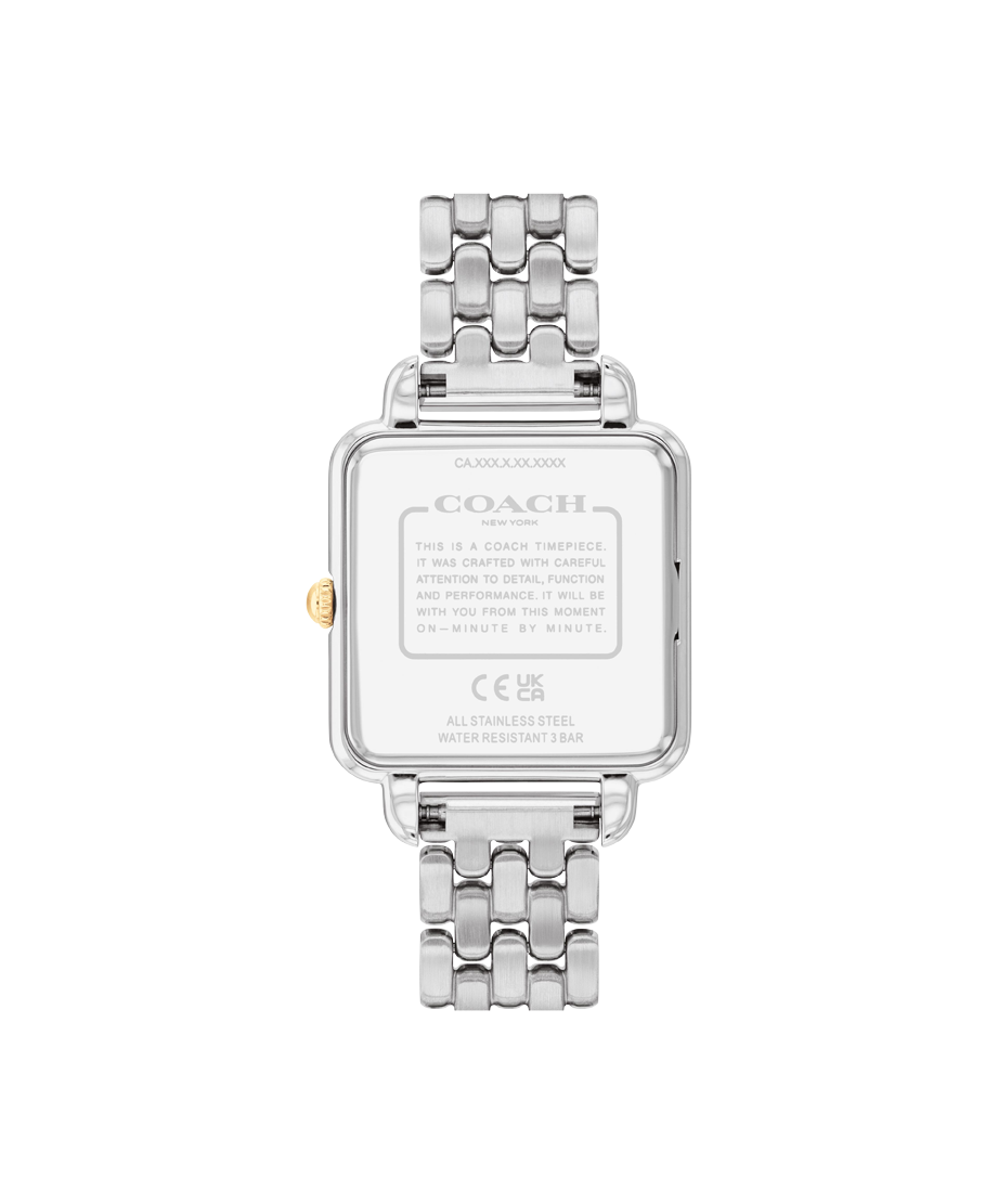 Coach 14504496 Two-tone Black Dial Women's Watch