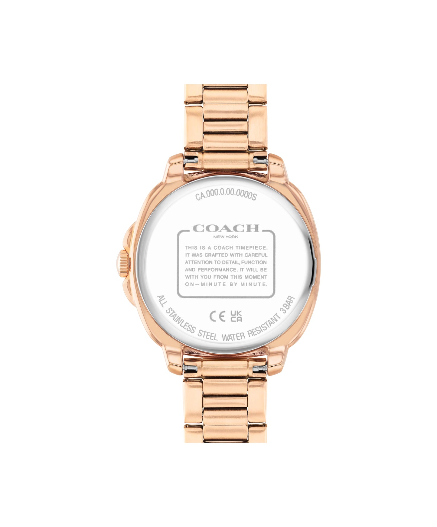 Coach 14504637 Women's Rose Gold Stainless Steel Quartz Watch