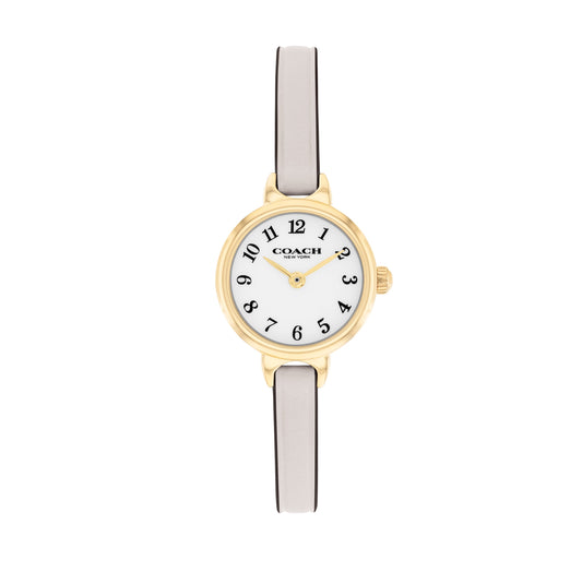 Coach 14504655 Women's Blush Leather Strap Quartz Watch