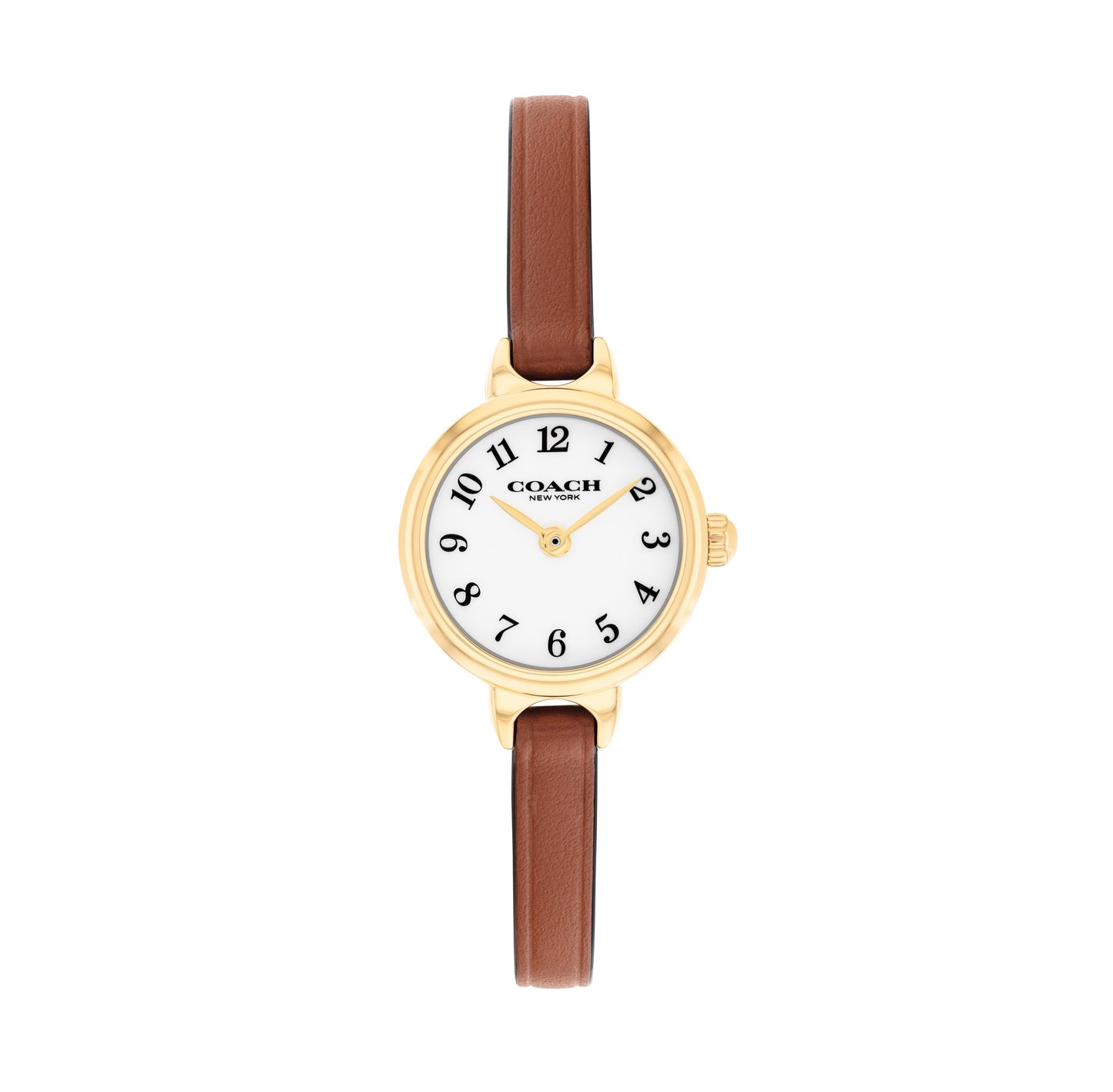 Coach 14504656 Women's Brown Leather Strap Quartz Watch