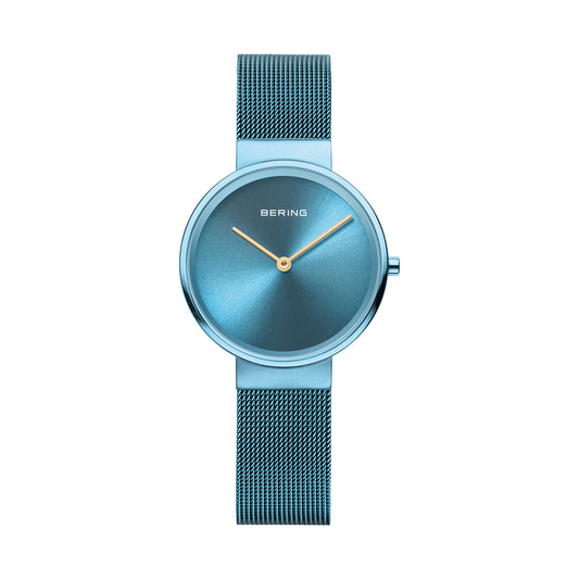 Bering 14531-388 Women's Blue Steel Mesh Watch