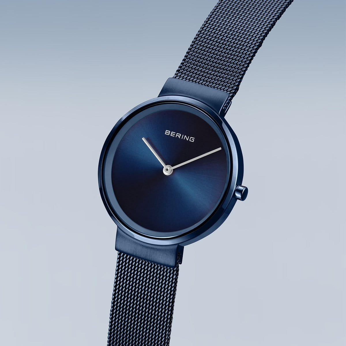 Bering 14531-397 Women's Blue Steel Mesh Watch