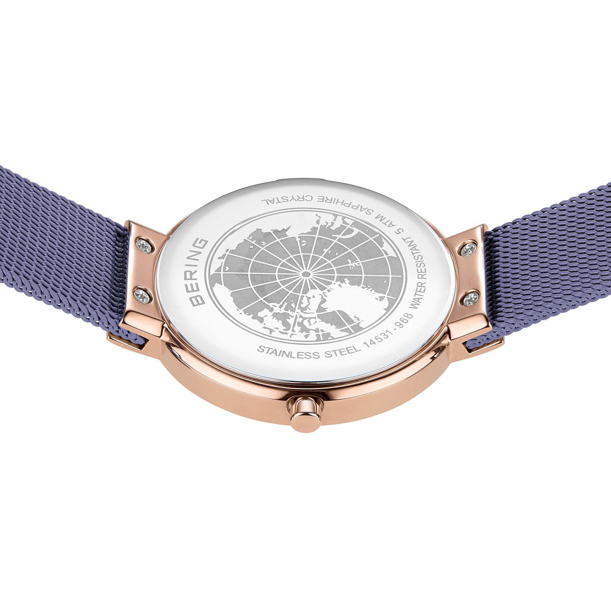 Bering 14531-968 Women's Stainless Steel Rose Gold Polished Watch