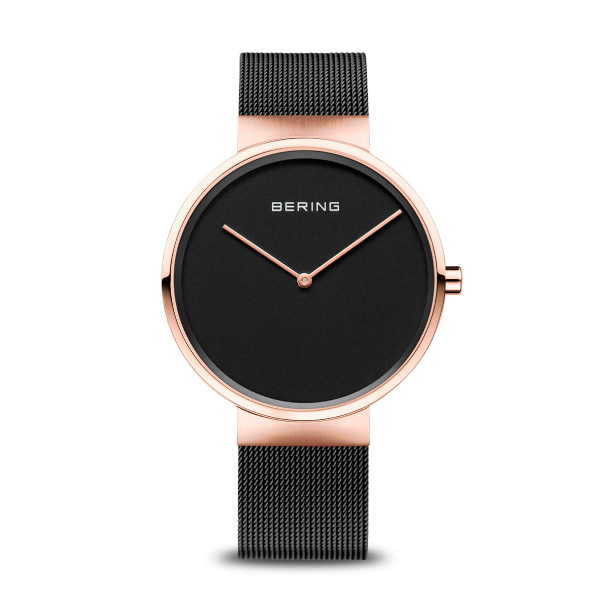 Bering 14539-166 Unisex Black Steel Mesh Watch (Outlet)