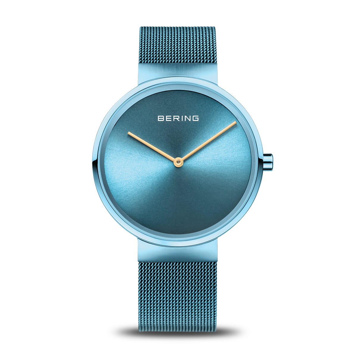 Bering 14539-388 Women's Blue Steel Mesh Watch (Outlet)