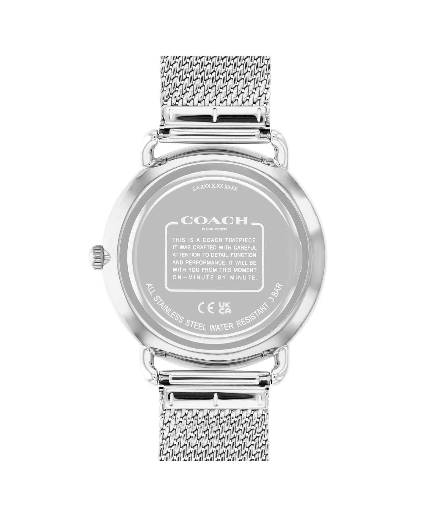 Coach 14602652 Men's Stainless Steel Mesh Blue Dial Watch