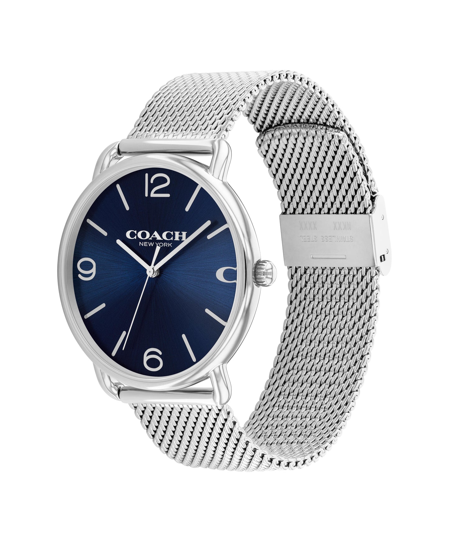 Coach 14602652 Men's Stainless Steel Mesh Blue Dial Watch