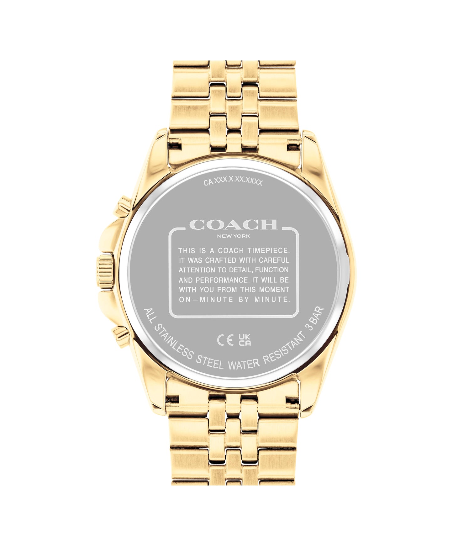 Coach 14602657 Men's Ionic Plated Thin Gold Steel Watch