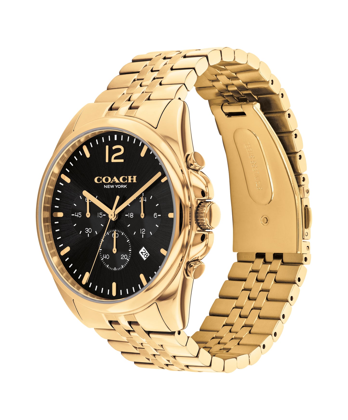 Coach 14602657 Men's Ionic Plated Thin Gold Steel Watch