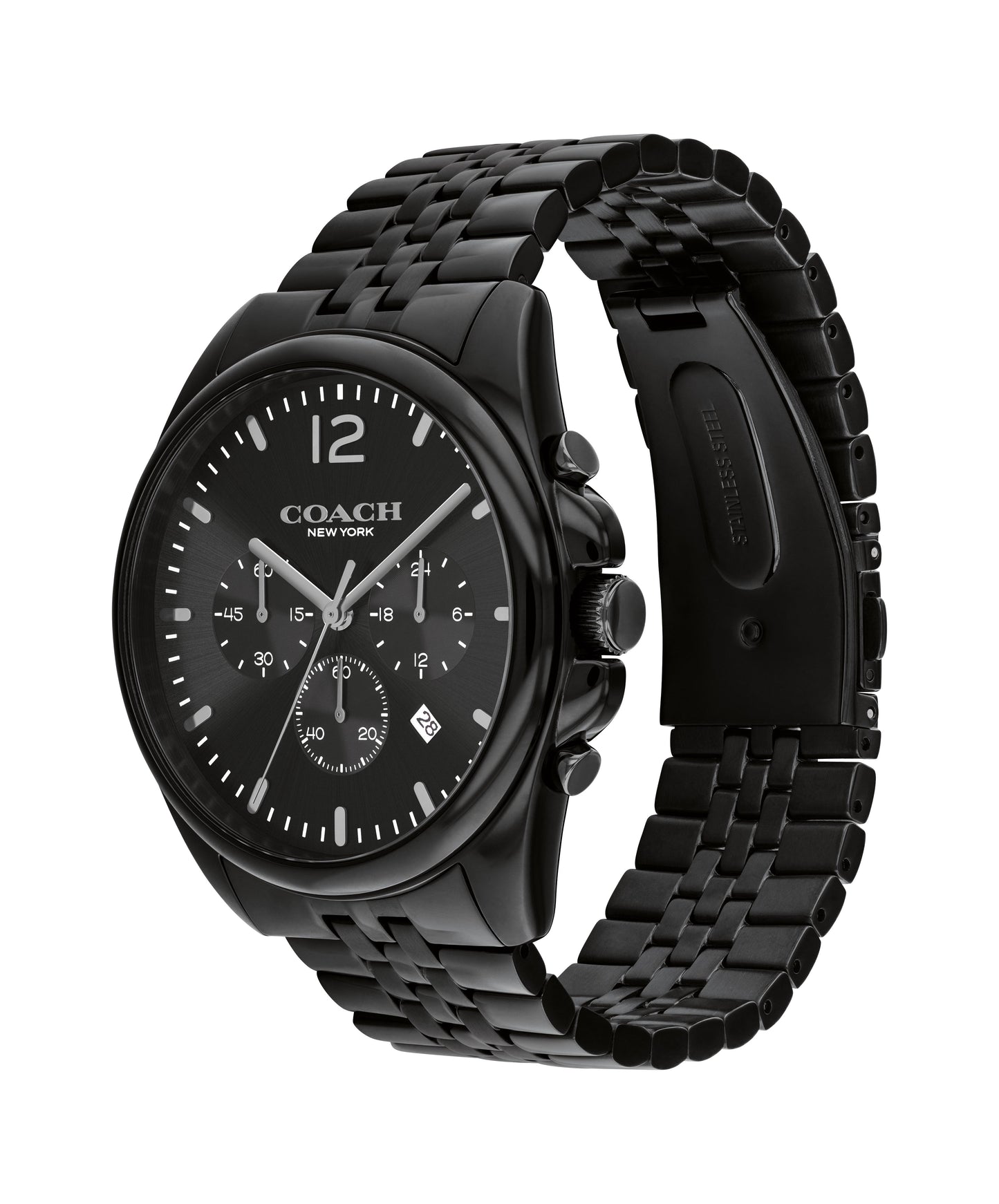 Coach 14602658 Men's Ionic Plated Black Steel Watch