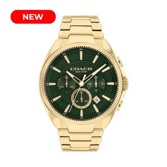 Coach 14602680 Men's Ionic Thin Gold Plated Steel Watch