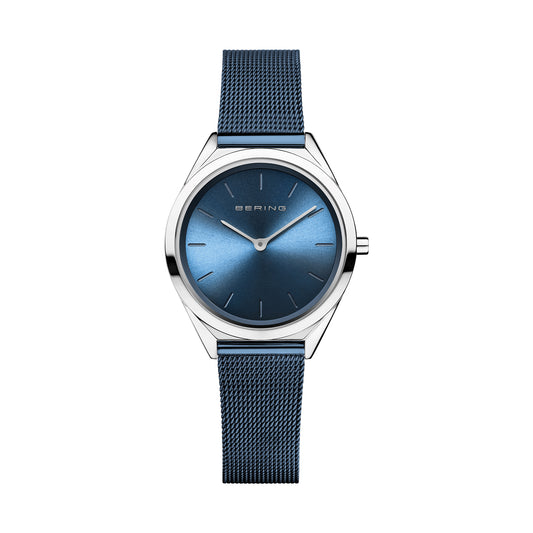 Bering 17031-307 Unisex Blue Steel Mesh Watch