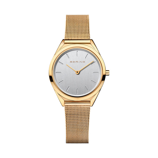 Bering 17031-334 Unisex Gold Steel Mesh Watch