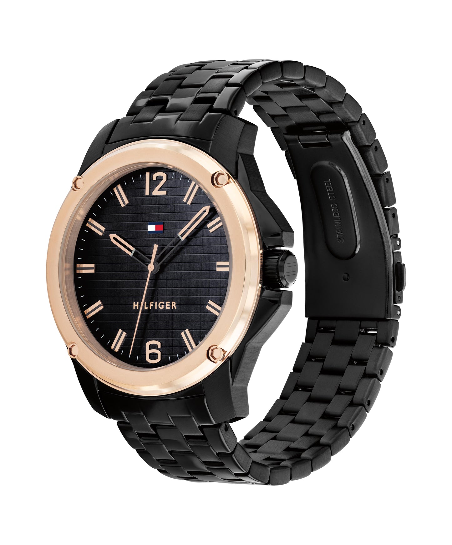 Tommy Hilfiger 1710488 Men's Ionic Black Plated Steel Watch