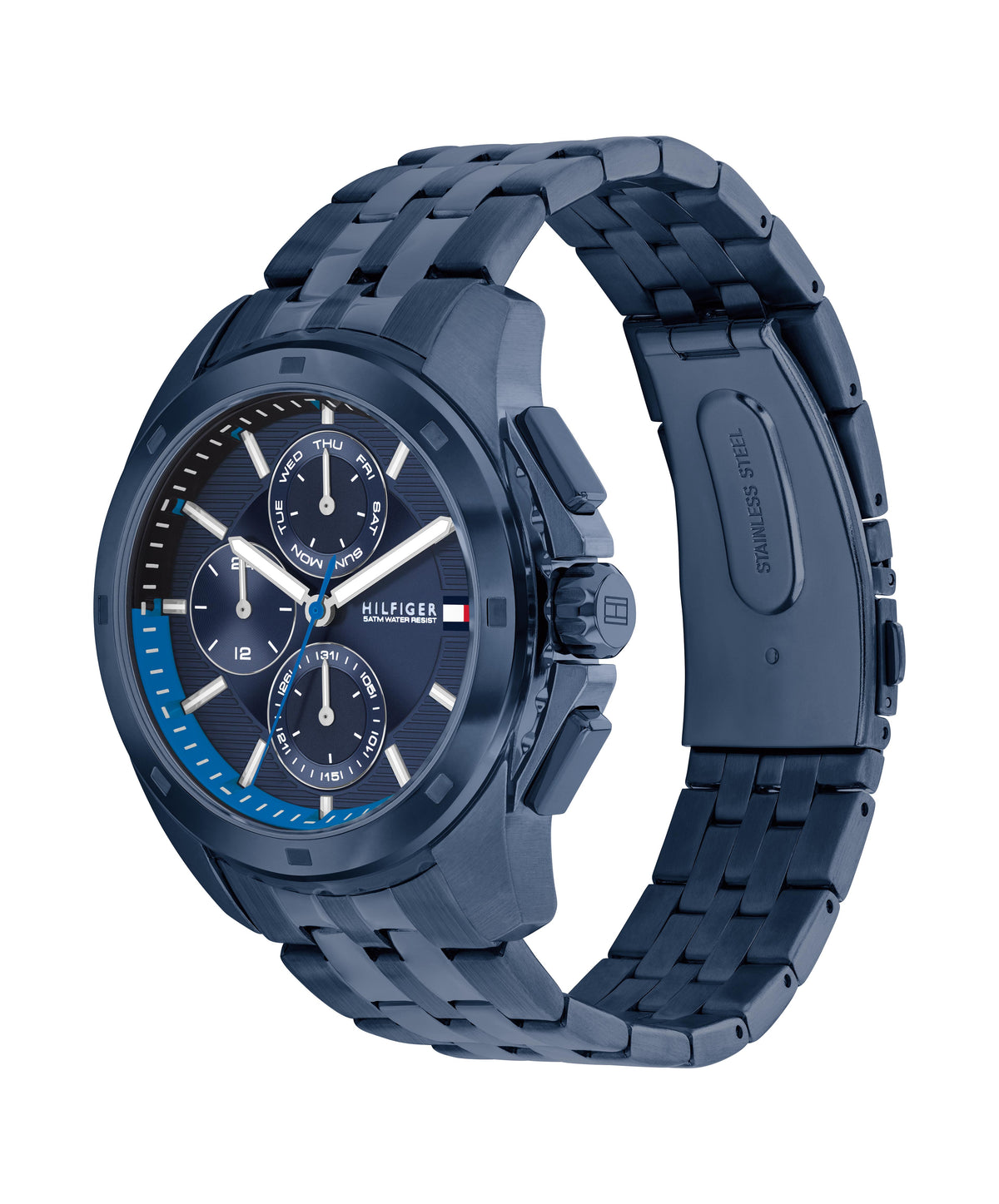 Tommy Hilfiger 1710622 Men's Ionic Blue Plated Steel Watch