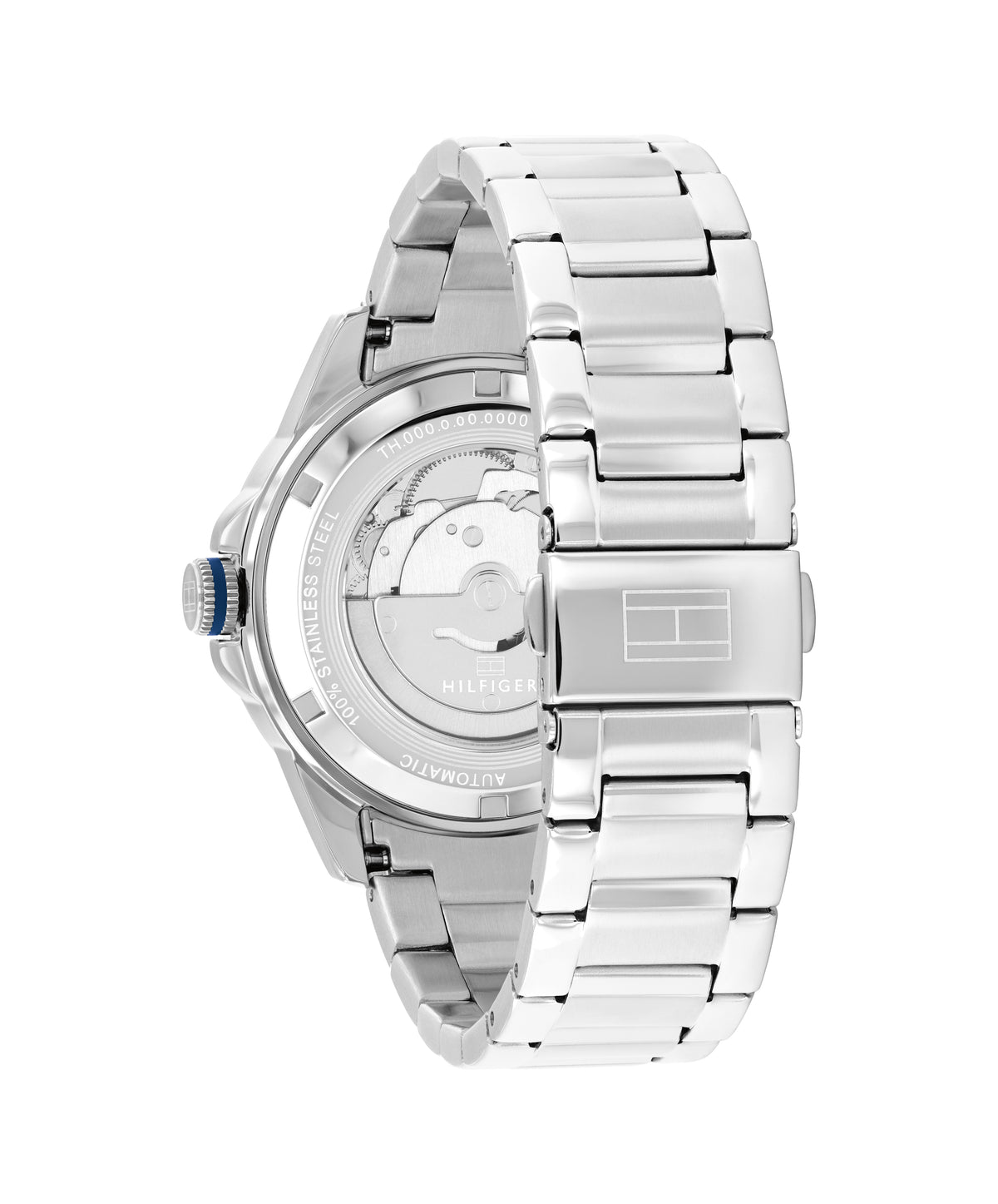 Tommy Hilfiger 1710693 Automatic Men's Blue Dial Stainless Steel Watch