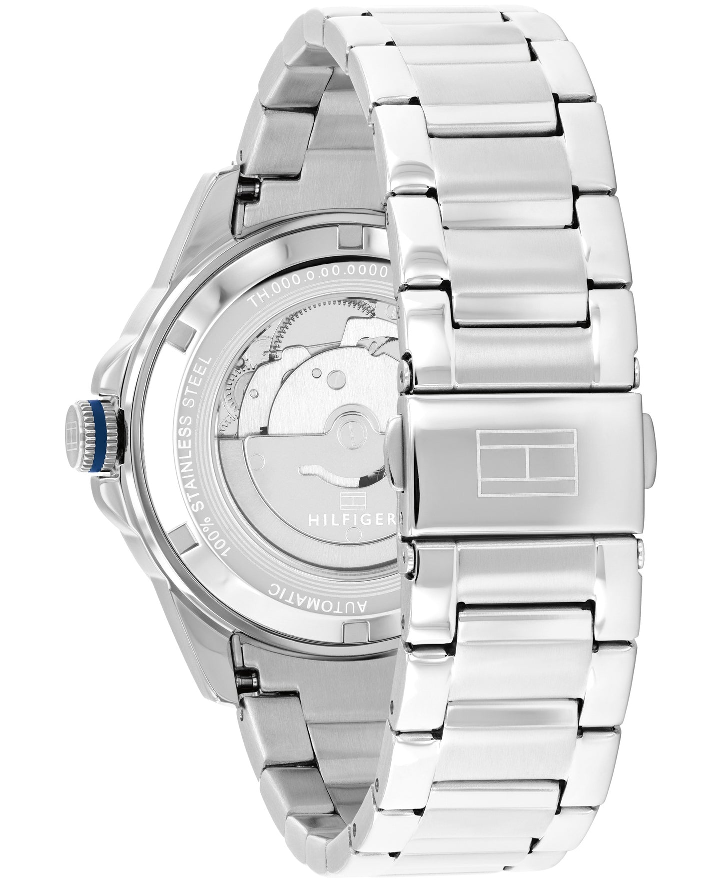 Tommy Hilfiger 1710693 Automatic Men's Blue Dial Stainless Steel Watch