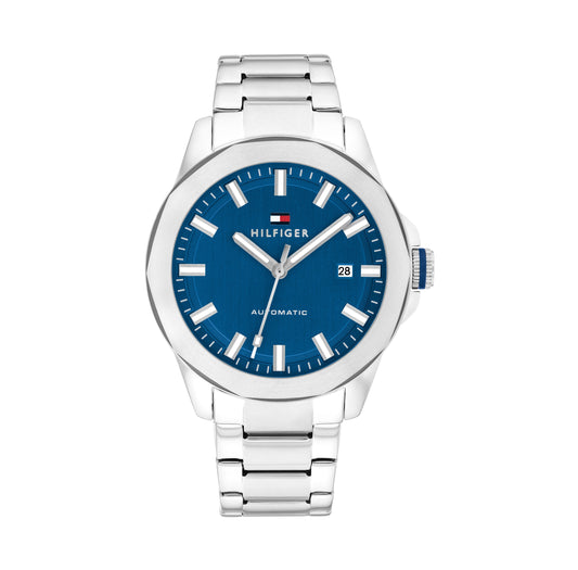 Tommy Hilfiger 1710693 Automatic Men's Blue Dial Stainless Steel Watch