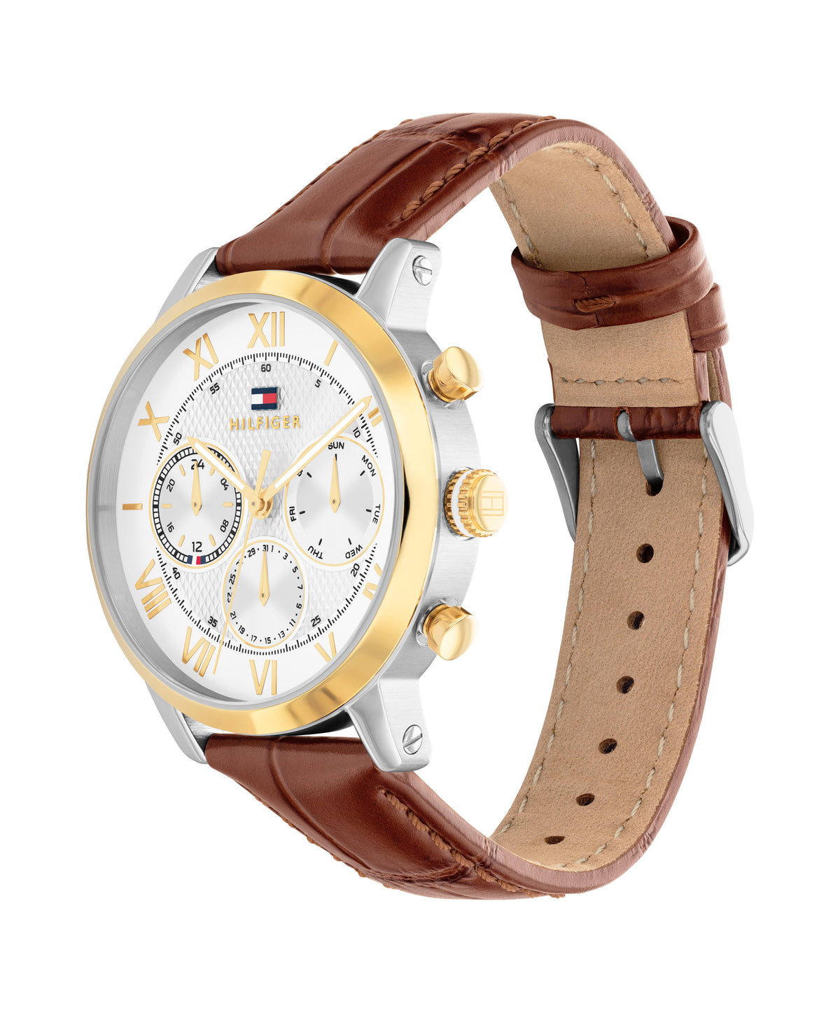 Tommy Hilfiger 1710726 Men's Brown Leather Quartz Watch